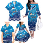 custom-strikers-bbl-family-matching-off-shoulder-long-sleeve-dress-and-hawaiian-shirt-christmas-vibe-2023