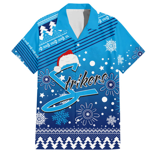 custom-strikers-bbl-family-matching-short-sleeve-bodycon-dress-and-hawaiian-shirt-christmas-vibe-2023