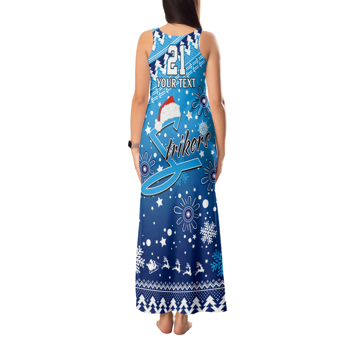 custom-strikers-bbl-tank-maxi-dress-christmas-vibe-2023