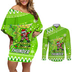 custom-thunder-bbl-couples-matching-off-shoulder-short-dress-and-long-sleeve-button-shirt-christmas-vibe-2023