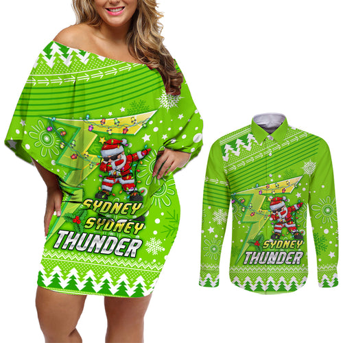 custom-thunder-bbl-couples-matching-off-shoulder-short-dress-and-long-sleeve-button-shirt-christmas-vibe-2023