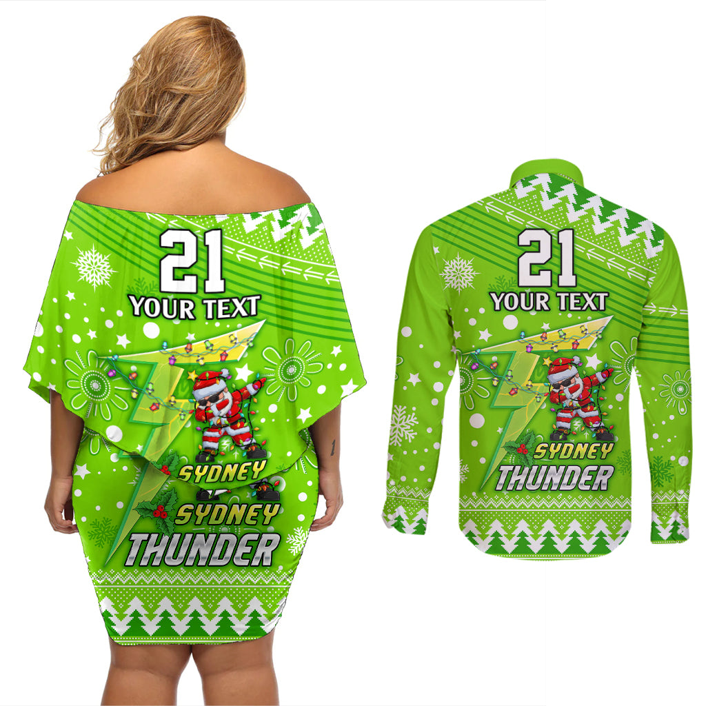 custom-thunder-bbl-couples-matching-off-shoulder-short-dress-and-long-sleeve-button-shirt-christmas-vibe-2023