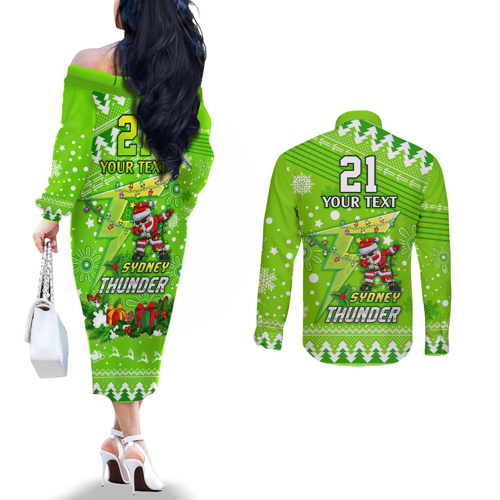 custom-thunder-bbl-couples-matching-off-the-shoulder-long-sleeve-dress-and-long-sleeve-button-shirt-christmas-vibe-2023