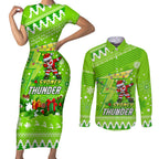 custom-thunder-bbl-couples-matching-short-sleeve-bodycon-dress-and-long-sleeve-button-shirt-christmas-vibe-2023