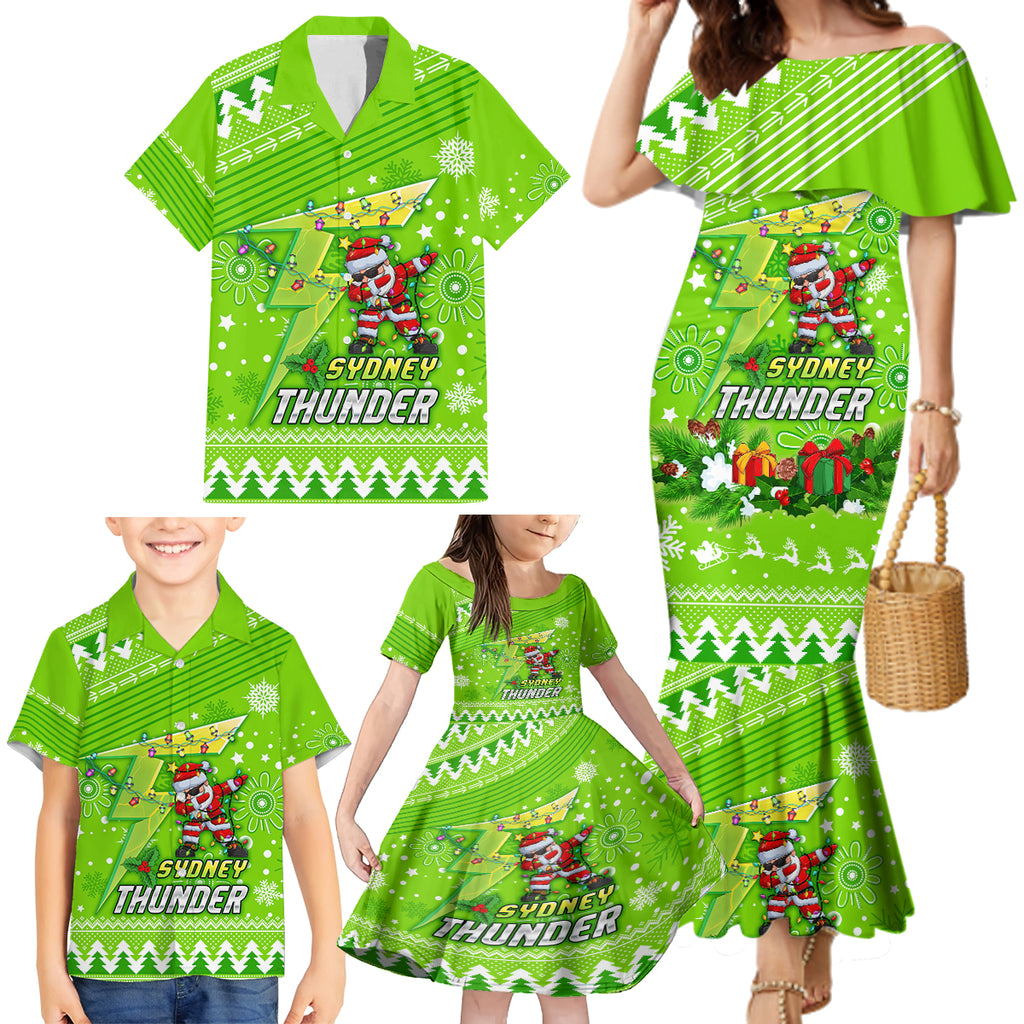custom-thunder-bbl-family-matching-mermaid-dress-and-hawaiian-shirt-christmas-vibe-2023