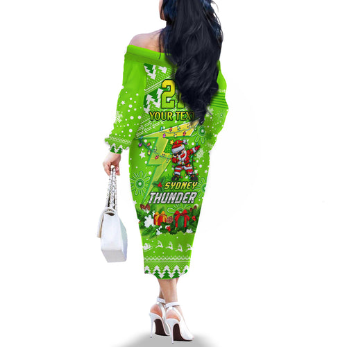 custom-thunder-bbl-family-matching-off-shoulder-long-sleeve-dress-and-hawaiian-shirt-christmas-vibe-2023