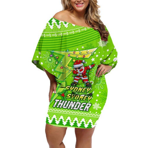 custom-thunder-bbl-family-matching-off-shoulder-short-dress-and-hawaiian-shirt-christmas-vibe-2023