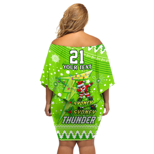 custom-thunder-bbl-family-matching-off-shoulder-short-dress-and-hawaiian-shirt-christmas-vibe-2023