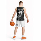 New Zealand Lawn Bowls Custom Basketball Jersey Black Maori Warrior Tribal Silver Fern - Aussie Hoodie