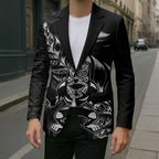 New Zealand Lawn Bowls Custom Blazer Black Maori Warrior Tribal Silver Fern - Aussie Hoodie