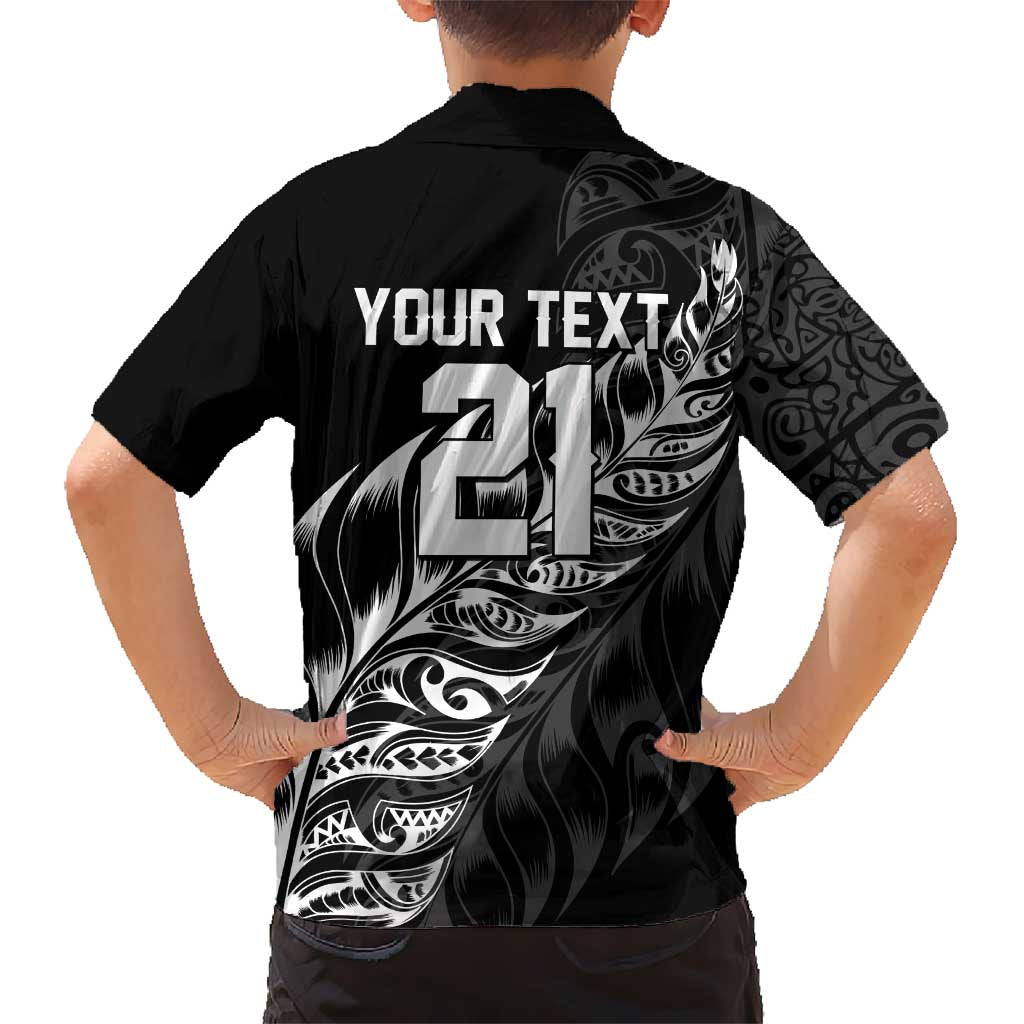 New Zealand Lawn Bowls Custom Family Matching Long Sleeve Bodycon Dress and Hawaiian Shirt Black Maori Warrior Tribal Silver Fern - Aussie Hoodie