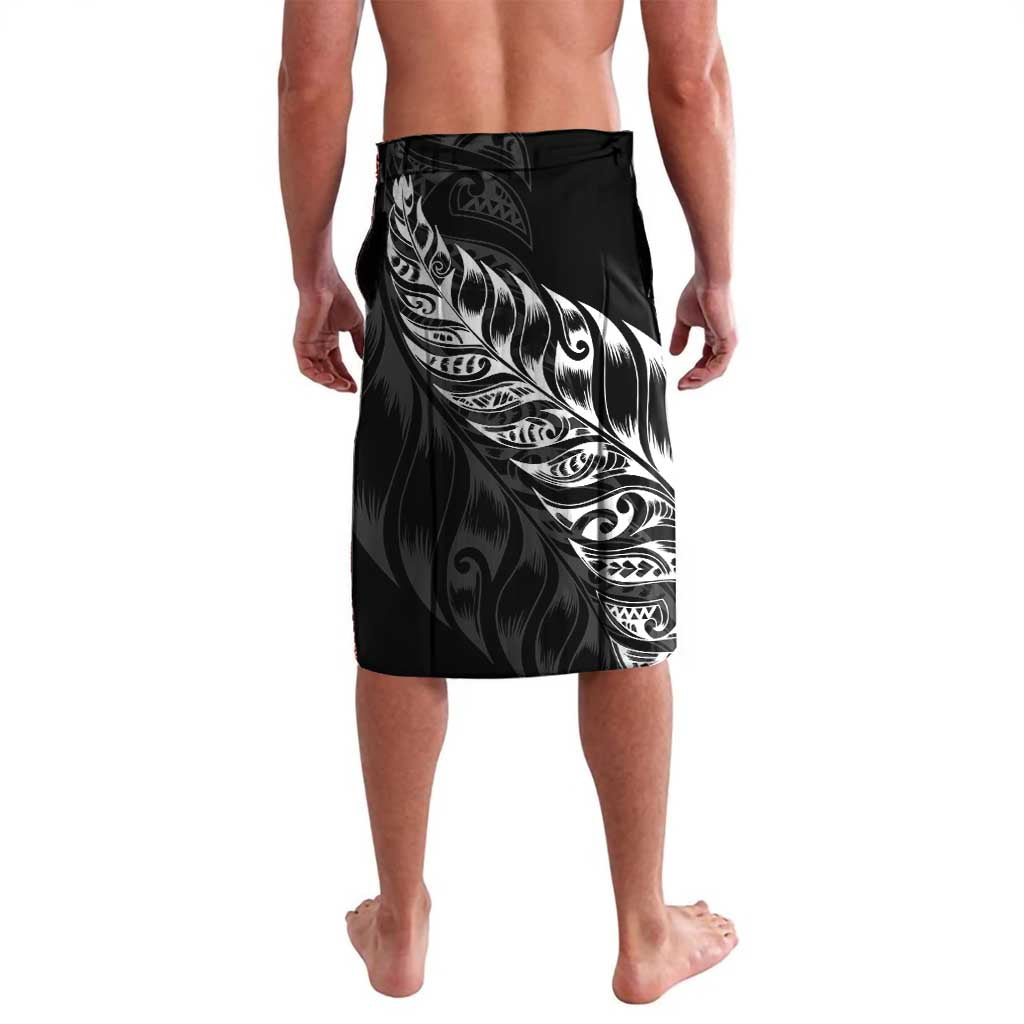 New Zealand Lawn Bowls Custom Lavalava Black Maori Warrior Tribal Silver Fern - Aussie Hoodie