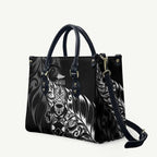New Zealand Lawn Bowls Leather Bag Black Maori Warrior Tribal Silver Fern - Aussie Hoodie
