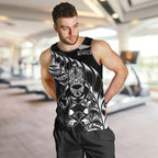 New Zealand Lawn Bowls Custom Men Tank Top Black Maori Warrior Tribal Silver Fern - Aussie Hoodie