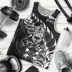New Zealand Lawn Bowls Custom Men Tank Top Black Maori Warrior Tribal Silver Fern - Aussie Hoodie