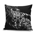 New Zealand Lawn Bowls Pillow Cover Black Maori Warrior Tribal Silver Fern - Aussie Hoodie