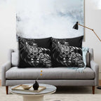 New Zealand Lawn Bowls Pillow Cover Black Maori Warrior Tribal Silver Fern - Aussie Hoodie