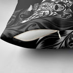 New Zealand Lawn Bowls Pillow Cover Black Maori Warrior Tribal Silver Fern - Aussie Hoodie