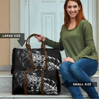 New Zealand Lawn Bowls Travel Bag Black Maori Warrior Tribal Silver Fern - Aussie Hoodie