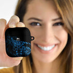 New Zealand Lawn Bowls AirPods Case Blue Maori Warrior Tribal Silver Fern - Aussie Hoodie