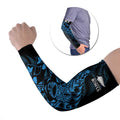 New Zealand Lawn Bowls Custom Arm Sleeves Blue Maori Warrior Tribal Silver Fern - Aussie Hoodie