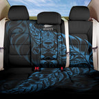 New Zealand Lawn Bowls Back Car Seat Cover Blue Maori Warrior Tribal Silver Fern - Aussie Hoodie