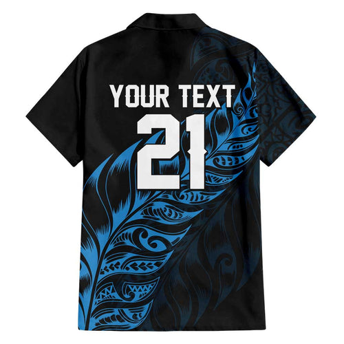 New Zealand Lawn Bowls Custom Family Matching Mermaid Dress and Hawaiian Shirt Blue Maori Warrior Tribal Silver Fern - Aussie Hoodie