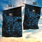 New Zealand Lawn Bowls Garden Flag Blue Maori Warrior Tribal Silver Fern - Aussie Hoodie