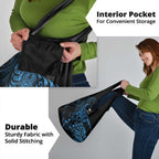 New Zealand Lawn Bowls Grocery Bag Blue Maori Warrior Tribal Silver Fern - Aussie Hoodie