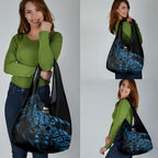 New Zealand Lawn Bowls Grocery Bag Blue Maori Warrior Tribal Silver Fern - Aussie Hoodie