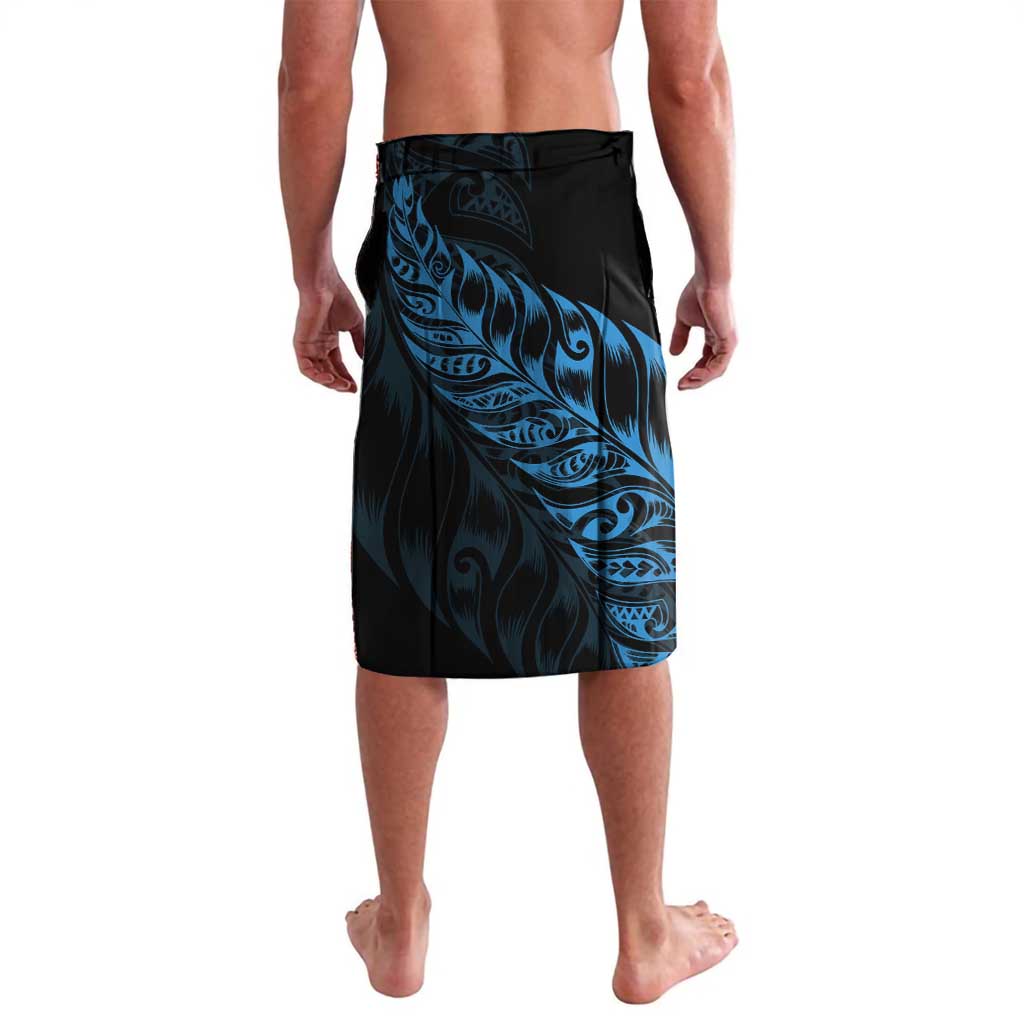 New Zealand Lawn Bowls Custom Lavalava Blue Maori Warrior Tribal Silver Fern - Aussie Hoodie