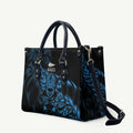 New Zealand Lawn Bowls Leather Bag Blue Maori Warrior Tribal Silver Fern - Aussie Hoodie