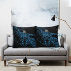 New Zealand Lawn Bowls Pillow Cover Blue Maori Warrior Tribal Silver Fern - Aussie Hoodie