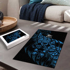New Zealand Lawn Bowls Puzzle Blue Maori Warrior Tribal Silver Fern - Aussie Hoodie
