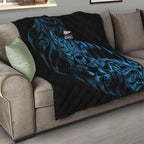 New Zealand Lawn Bowls Quilt Blue Maori Warrior Tribal Silver Fern - Aussie Hoodie