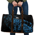 New Zealand Lawn Bowls Travel Bag Blue Maori Warrior Tribal Silver Fern - Aussie Hoodie