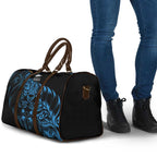 New Zealand Lawn Bowls Travel Bag Blue Maori Warrior Tribal Silver Fern - Aussie Hoodie