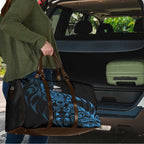New Zealand Lawn Bowls Travel Bag Blue Maori Warrior Tribal Silver Fern - Aussie Hoodie
