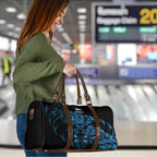 New Zealand Lawn Bowls Travel Bag Blue Maori Warrior Tribal Silver Fern - Aussie Hoodie