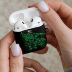 New Zealand Lawn Bowls AirPods Case Green Maori Warrior Tribal Silver Fern - Aussie Hoodie