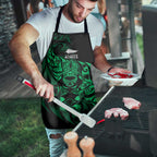 New Zealand Lawn Bowls Apron Green Maori Warrior Tribal Silver Fern - Aussie Hoodie