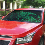New Zealand Lawn Bowls Auto Sun Shade Green Maori Warrior Tribal Silver Fern - Aussie Hoodie