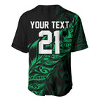 New Zealand Lawn Bowls Custom Baseball Jersey Green Maori Warrior Tribal Silver Fern - Aussie Hoodie