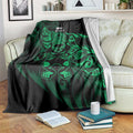 New Zealand Lawn Bowls Blanket Green Maori Warrior Tribal Silver Fern - Aussie Hoodie