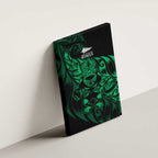 New Zealand Lawn Bowls Canvas Wall Art Green Maori Warrior Tribal Silver Fern - Aussie Hoodie