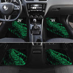 New Zealand Lawn Bowls Custom Car Mats Green Maori Warrior Tribal Silver Fern - Aussie Hoodie
