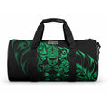 New Zealand Lawn Bowls Duffle Bag Green Maori Warrior Tribal Silver Fern