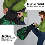 New Zealand Lawn Bowls Grocery Bag Green Maori Warrior Tribal Silver Fern - Aussie Hoodie
