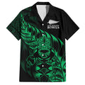 New Zealand Lawn Bowls Custom Hawaiian Shirt Green Maori Warrior Tribal Silver Fern - Aussie Hoodie