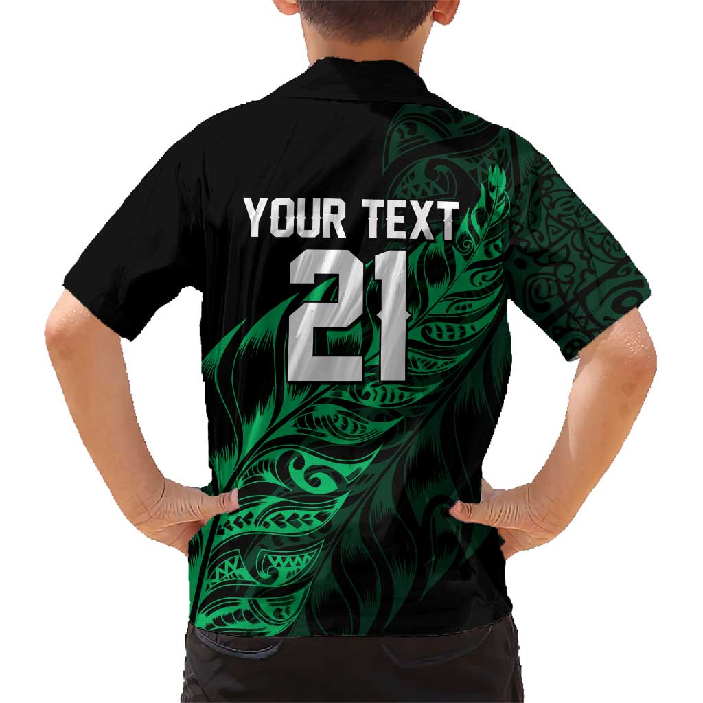 New Zealand Lawn Bowls Custom Hawaiian Shirt Green Maori Warrior Tribal Silver Fern - Aussie Hoodie